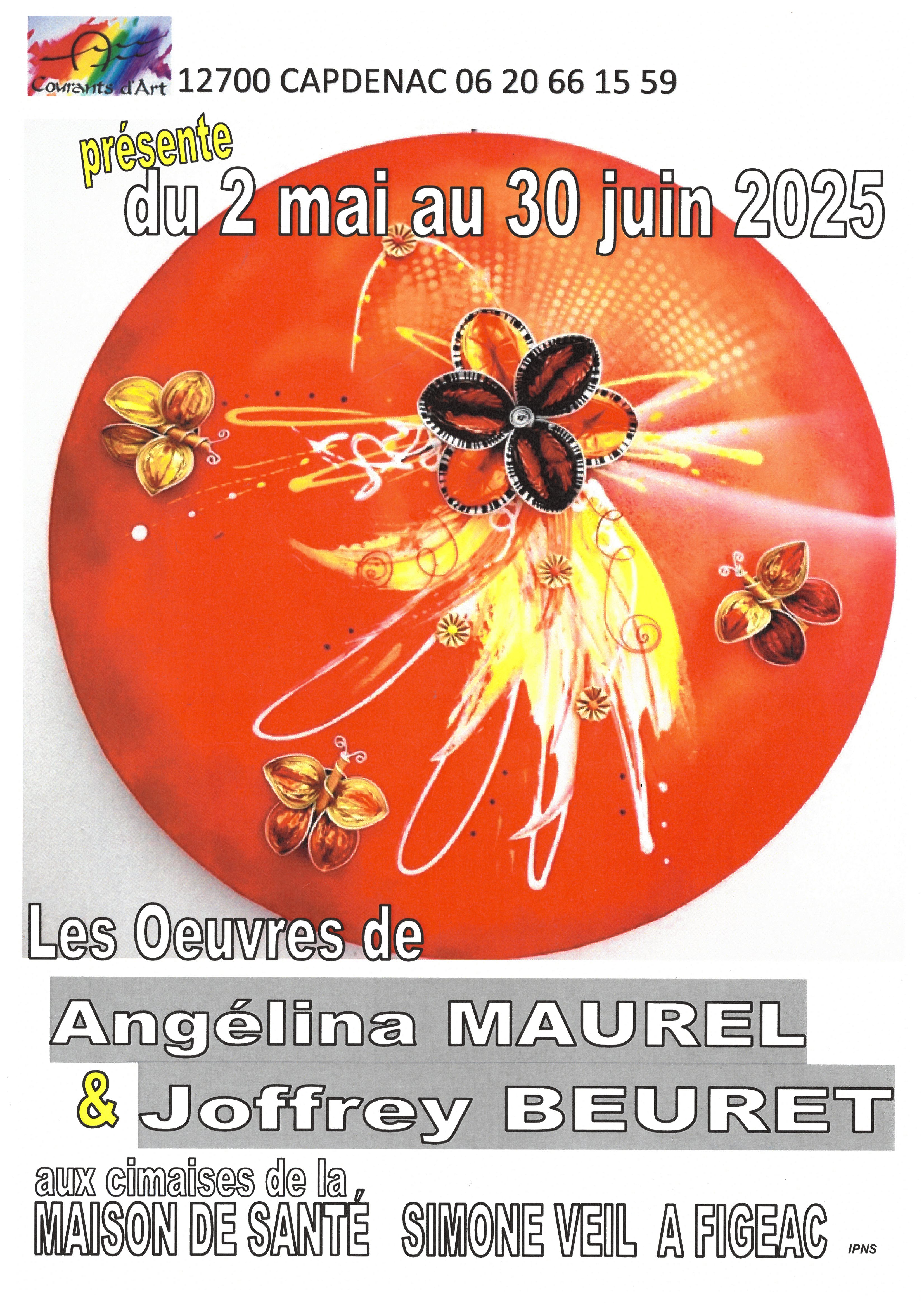 Affiche-Angelina-Joffrey-Maison-de-sante-VEIL-mai-juin-2025