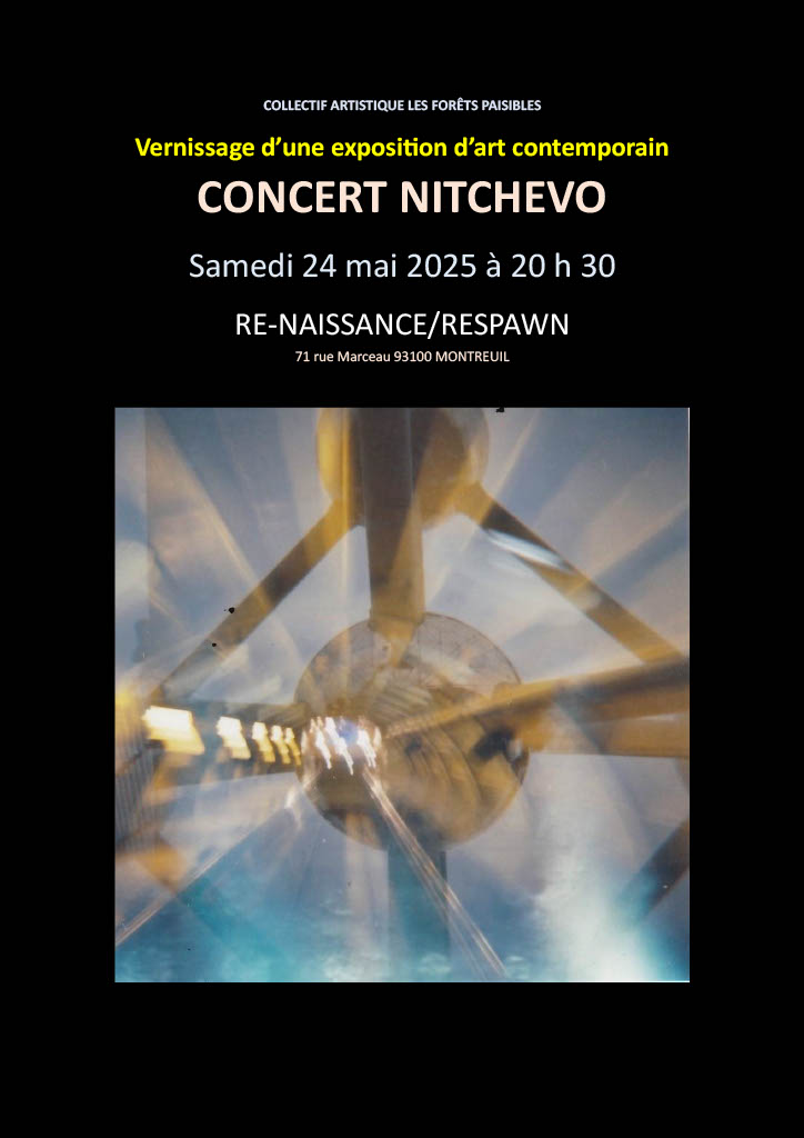 Affiche concert vernissage 24 05 2025