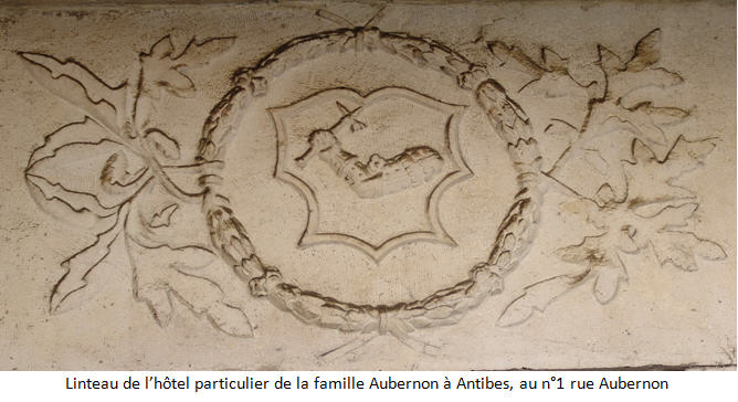 Aubernon linteau legende