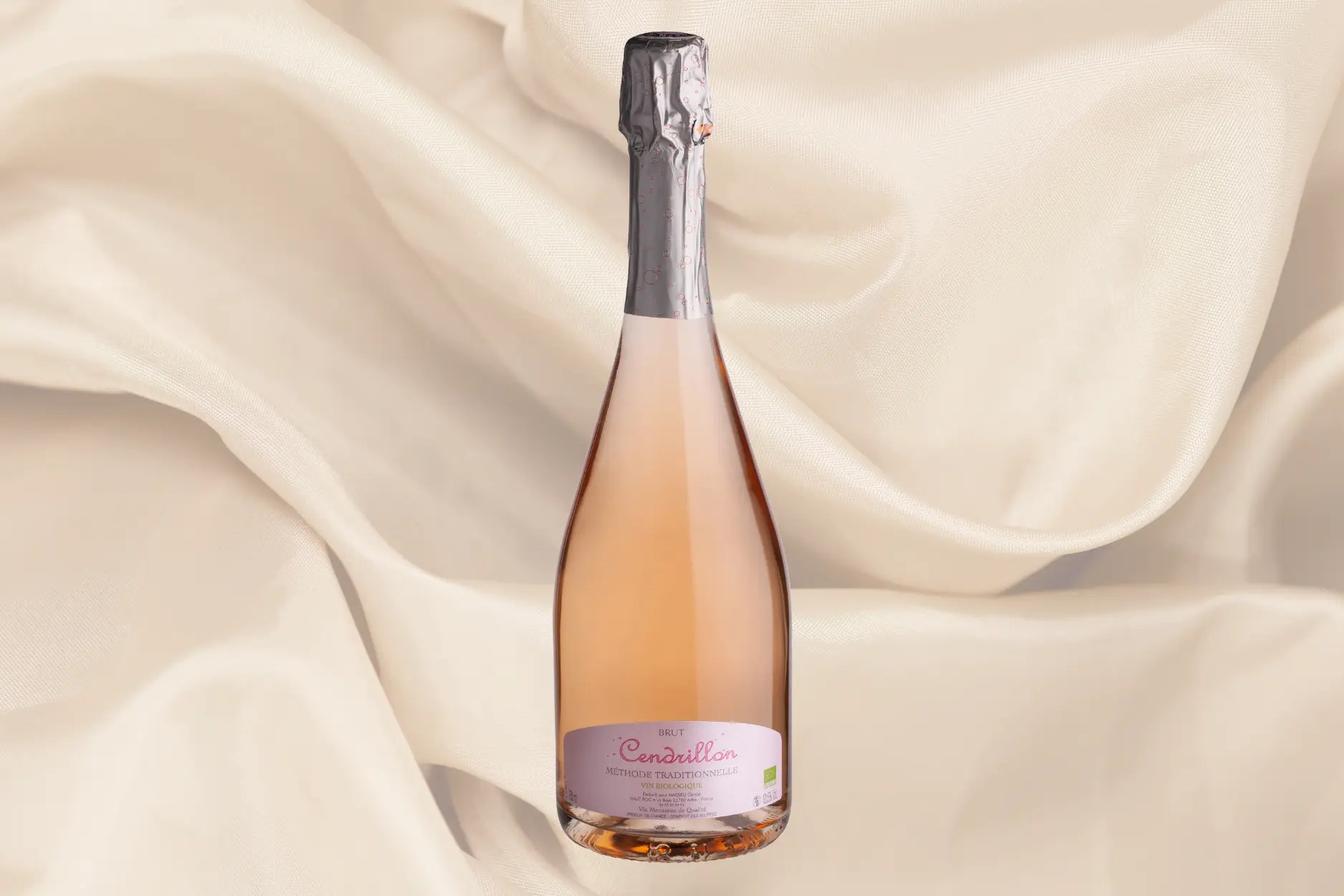 méthode traditionnelle rosé brut cendrillon