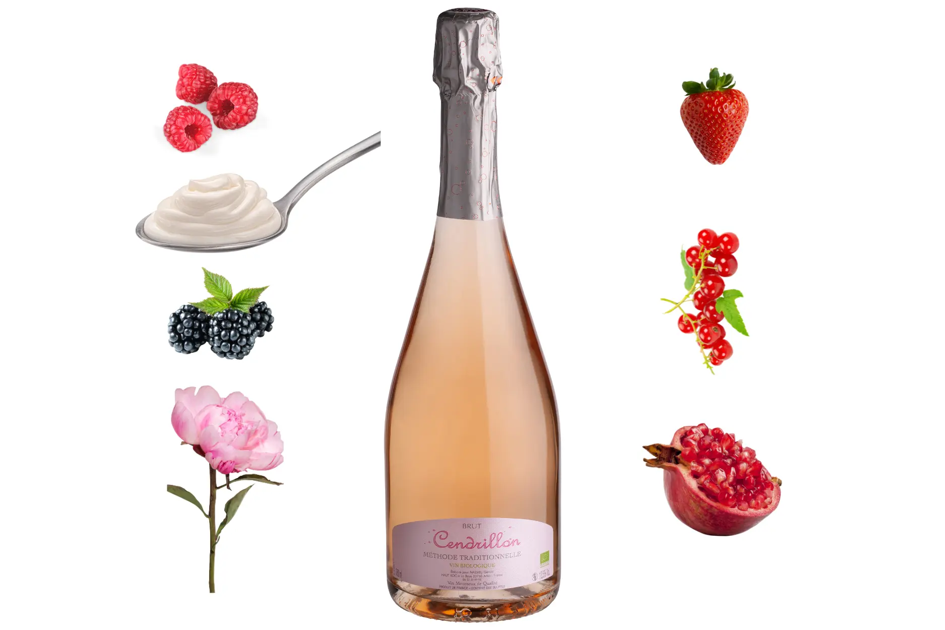 Cendrillon : des bulles de rosé Bio 