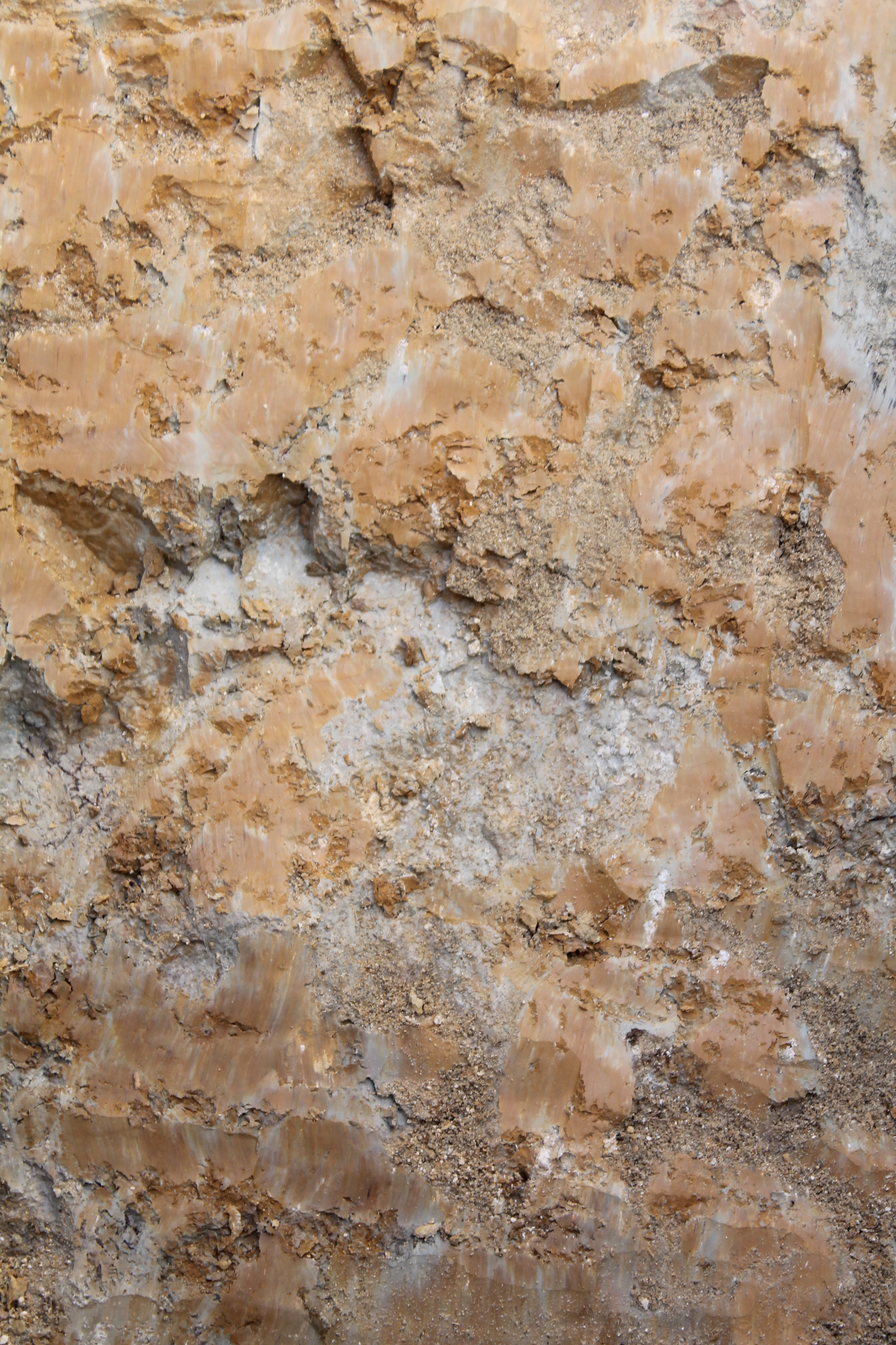 terroir calcairestriée oxyde orange