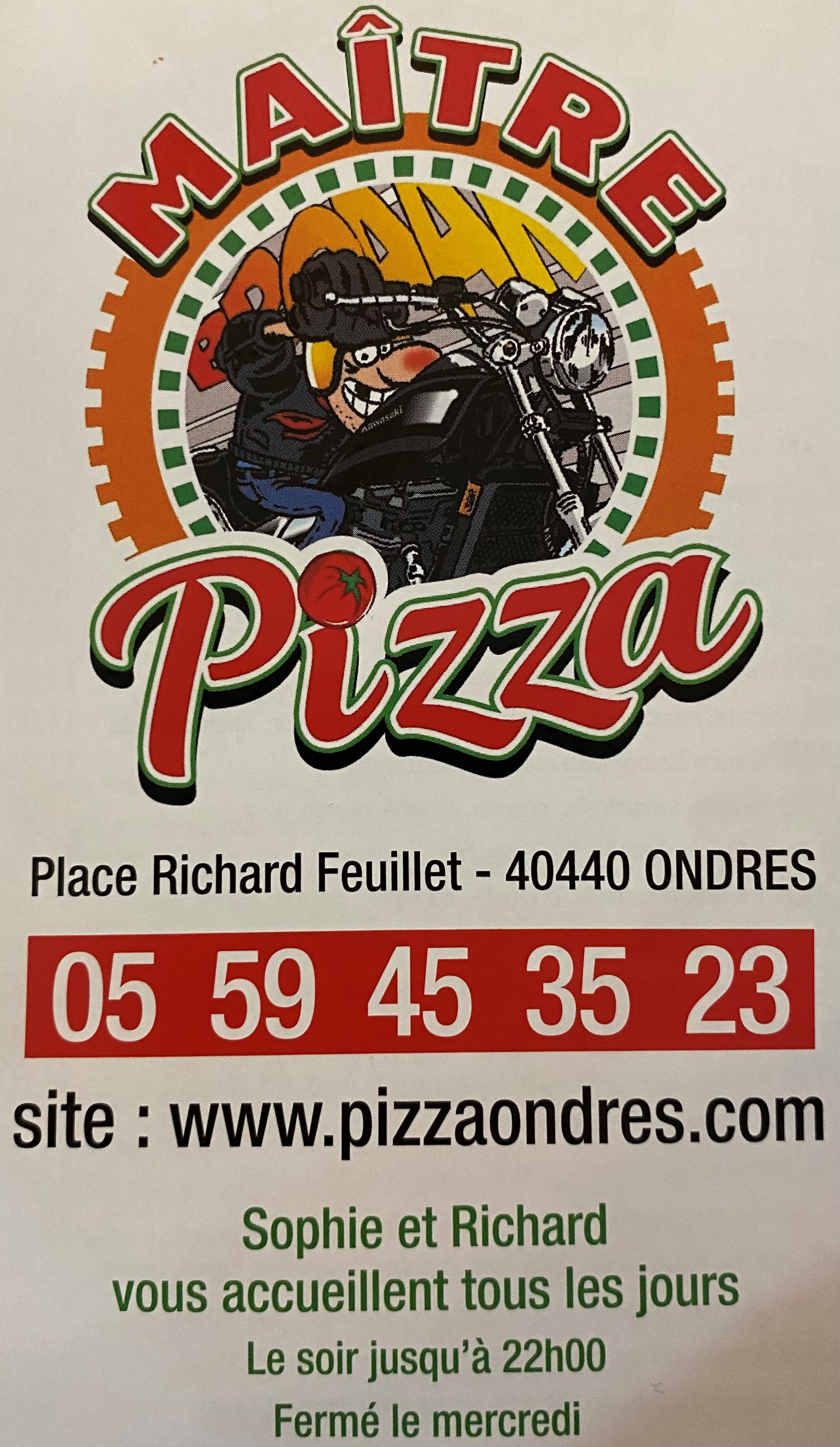 Logo maitre pizza
