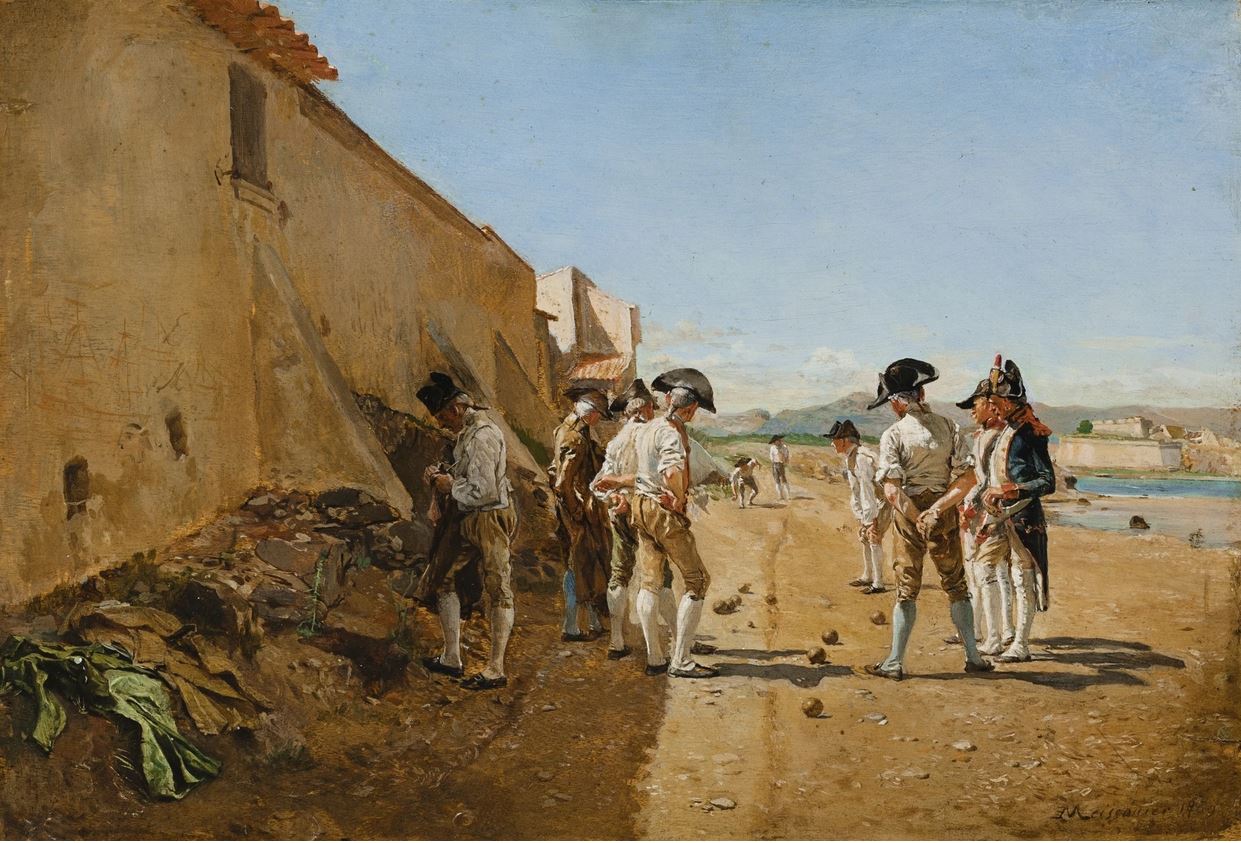Meissonier-Les-joueurs-de-boule