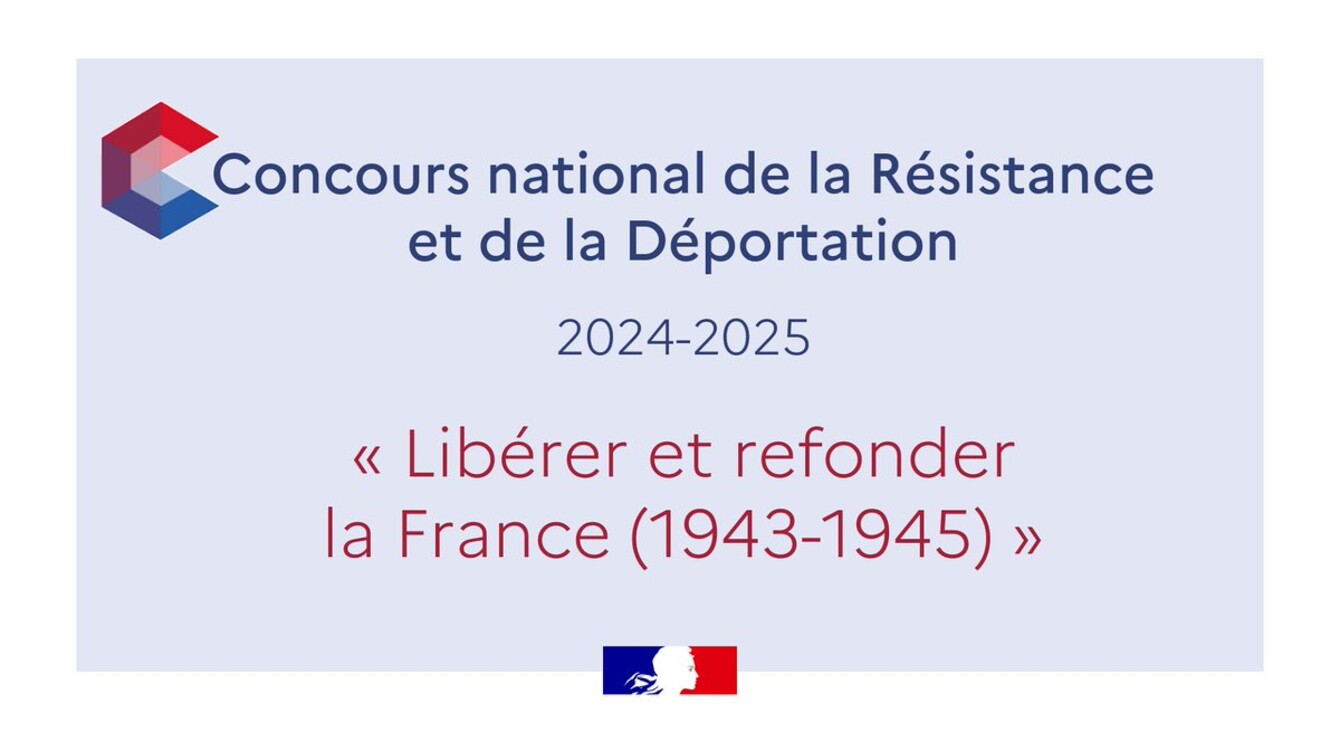 Cinq Élèves Lauréats du Concours National de la Résistance et de la Déportation !