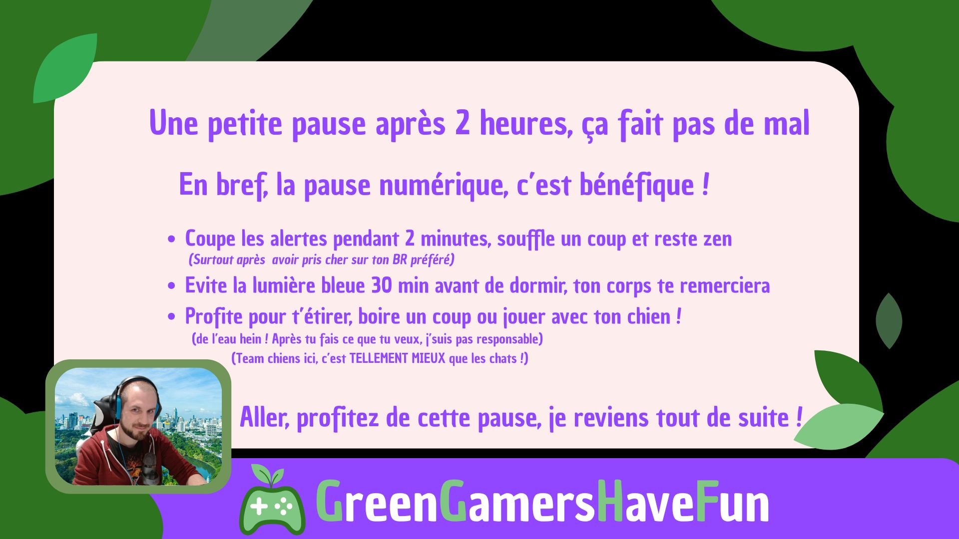 Ecran de pause