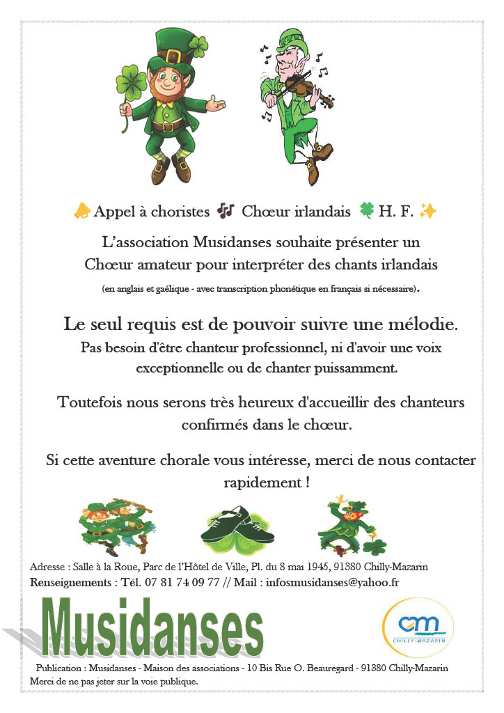 Musidanses Choeur-chants-irlandais Flyer 250526