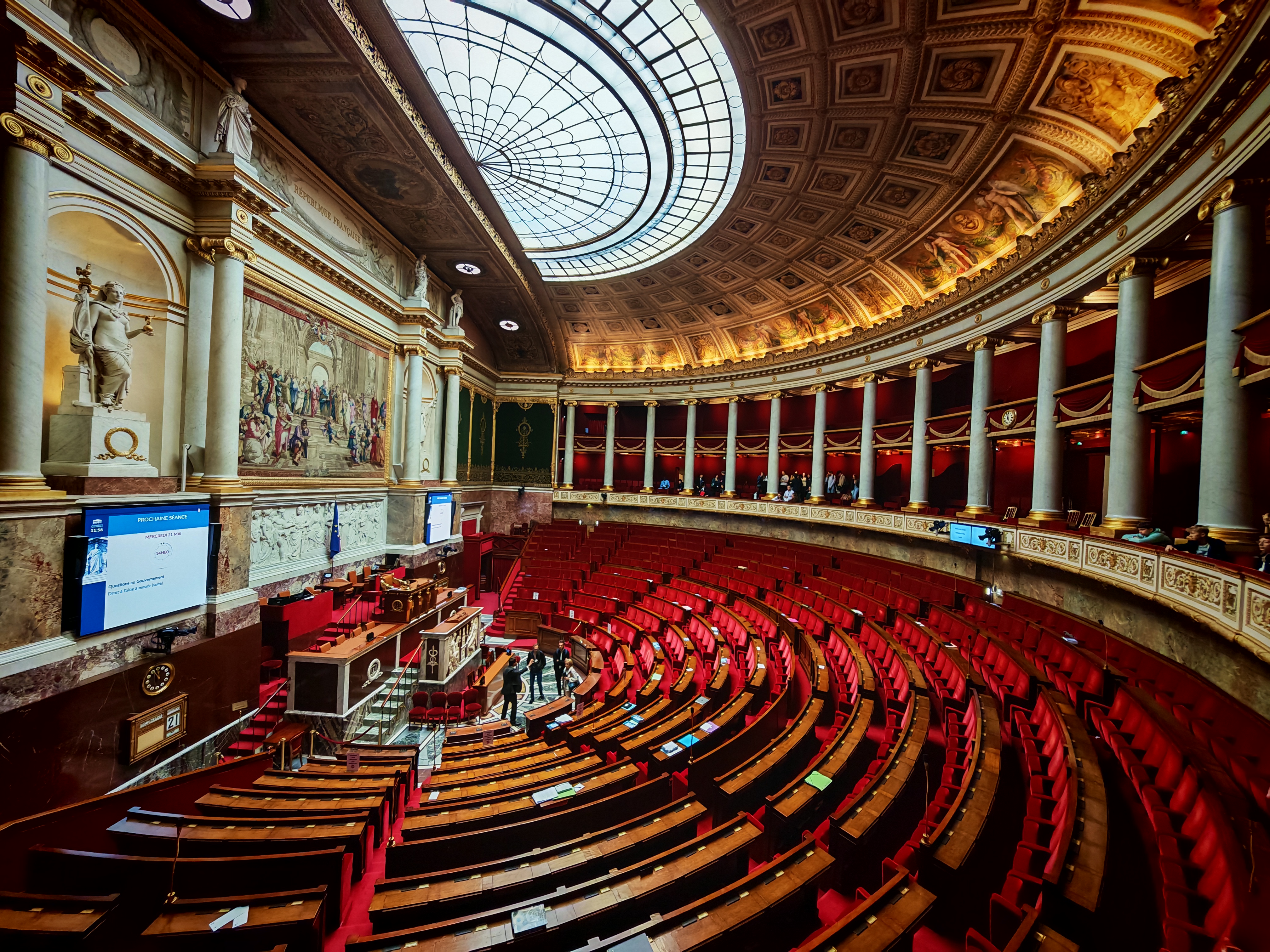 Visite de l'Assemblée Nationale et Rencontre avec M. Kervran