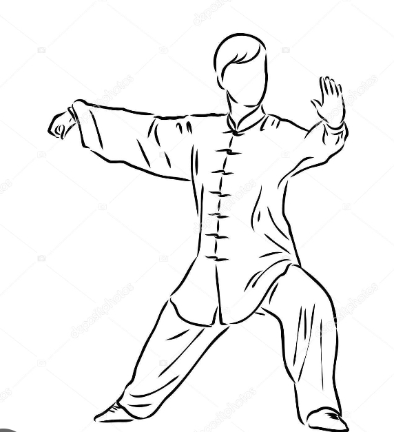 Dessin-homme-tai-chi-TAN-PIEN