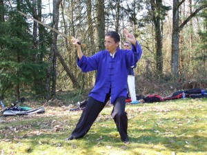 TAI CHI EPEEE BOIS DE BAMBOU