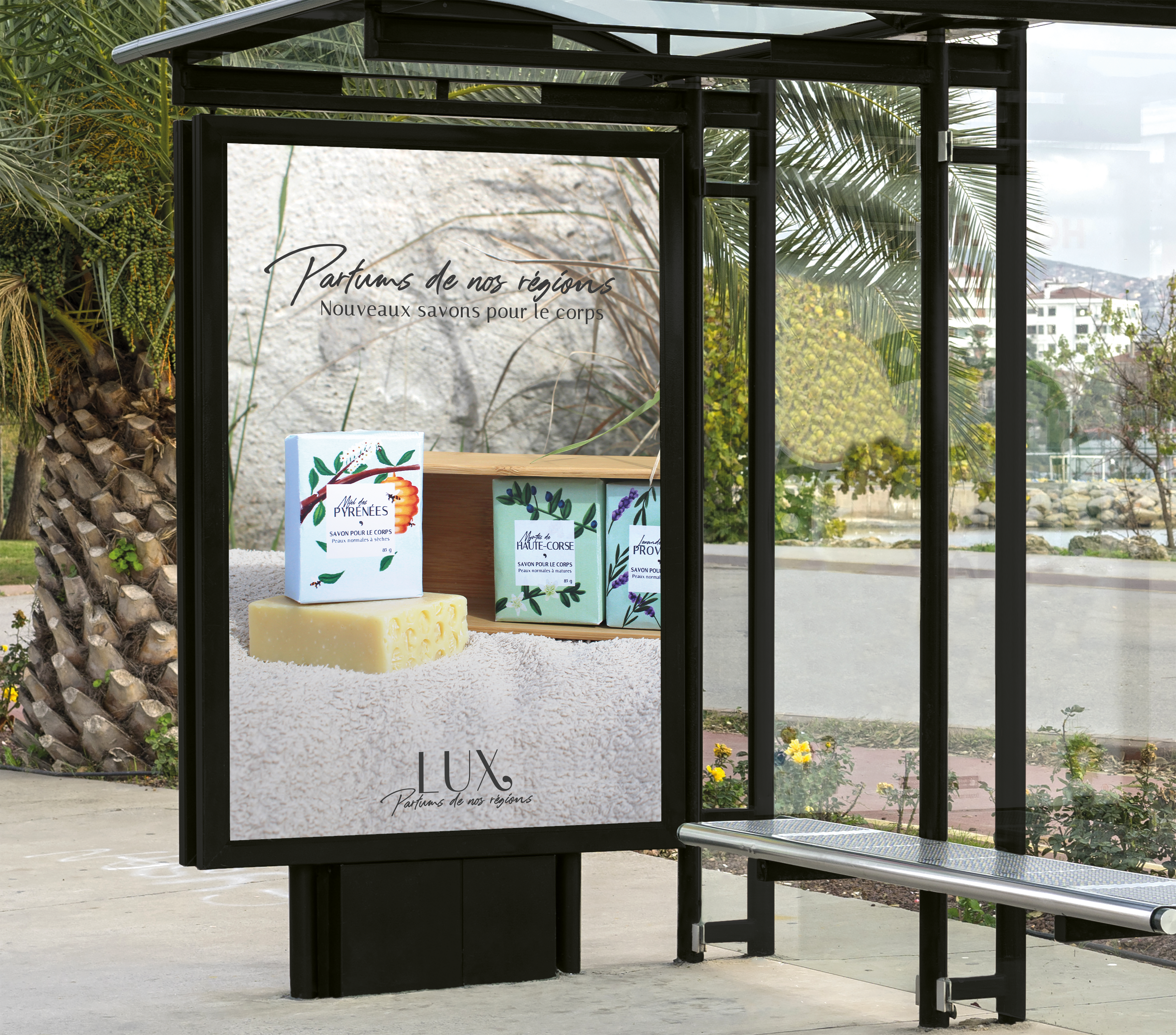 Affiche mockup abribus