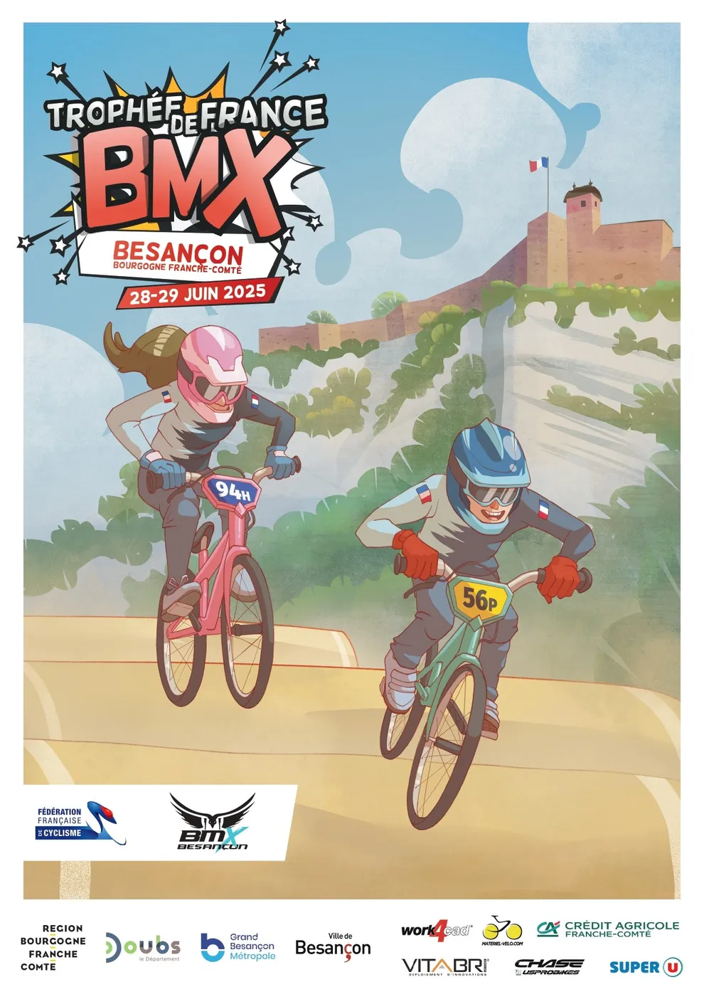Trophée de France BMX Racing BESANCON - 28 et 29 juin 2025