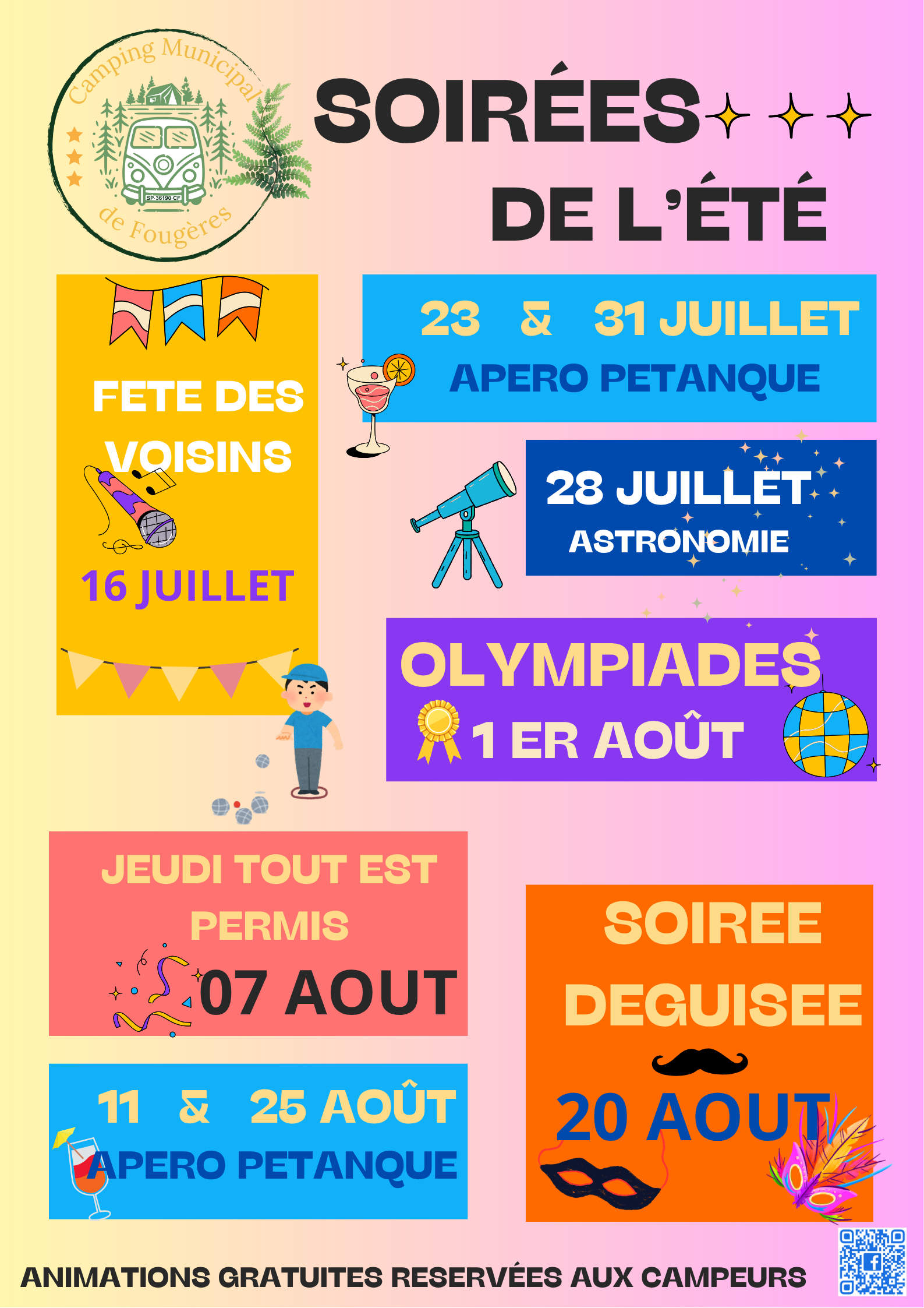 Les soirees de l ete 2025