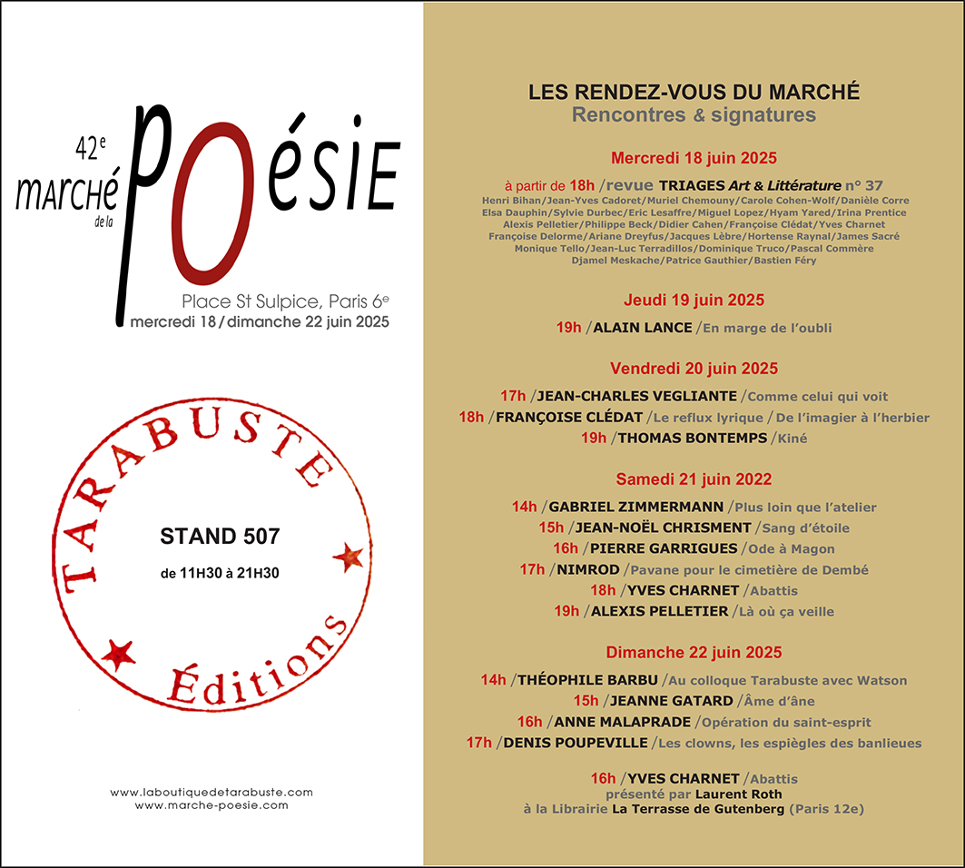 42e Marché de la poésie