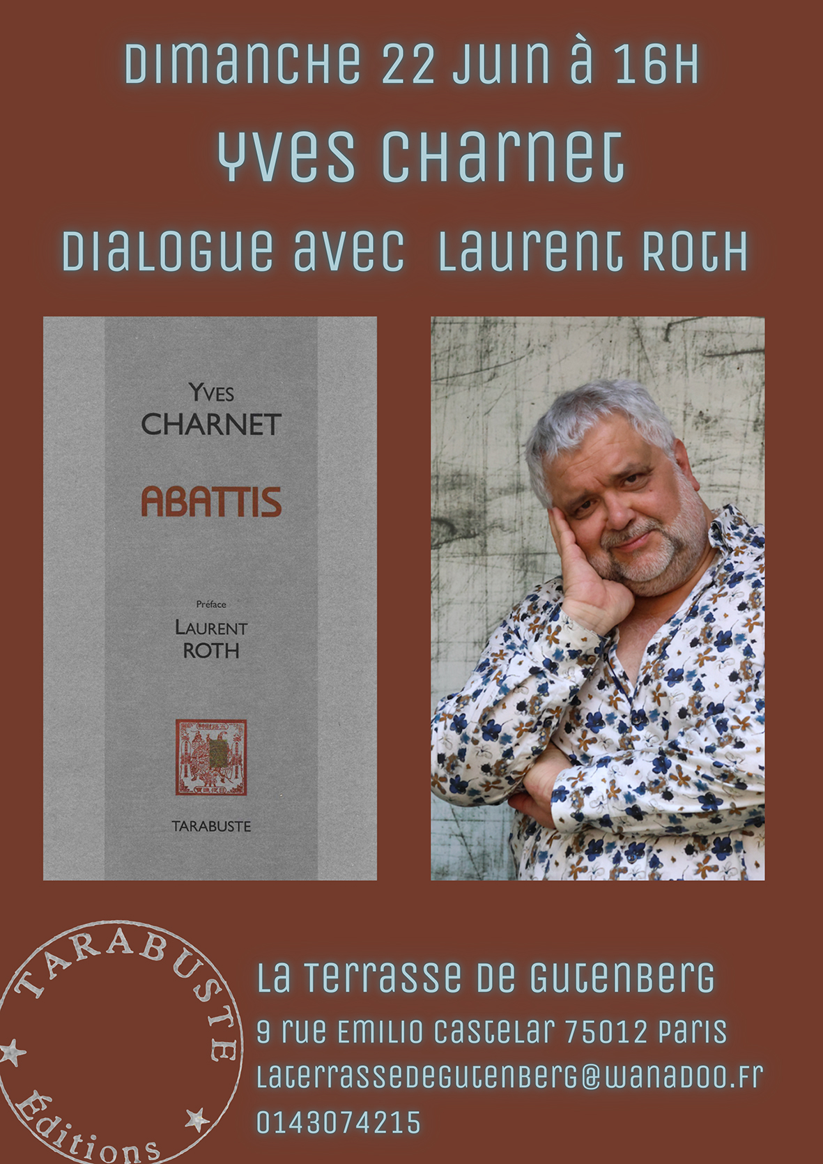 Yves Charnet à La Terrasse de Gutenberg