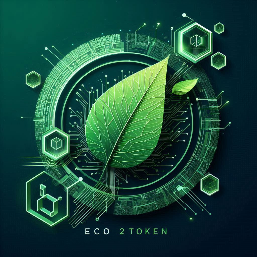Logo Eco²token, l'invessetement pour votre maison autonome Eco²Home