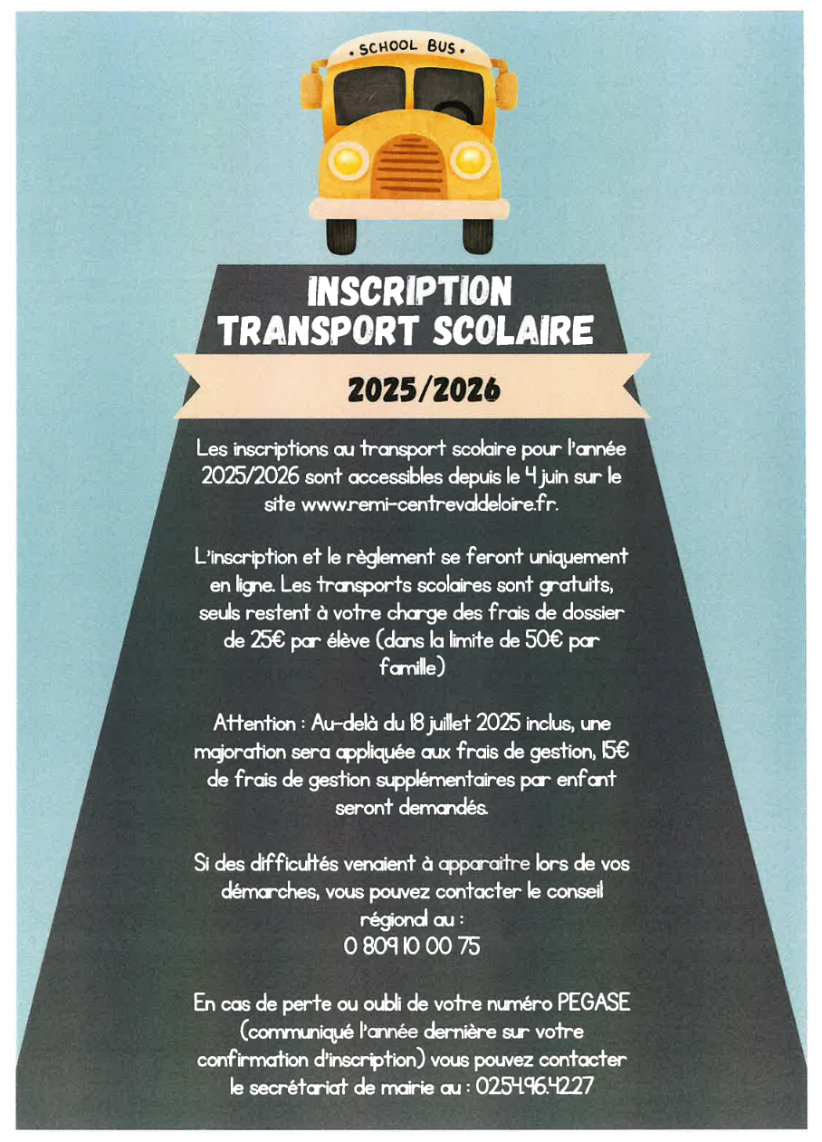 Transport scolaires2025 2026