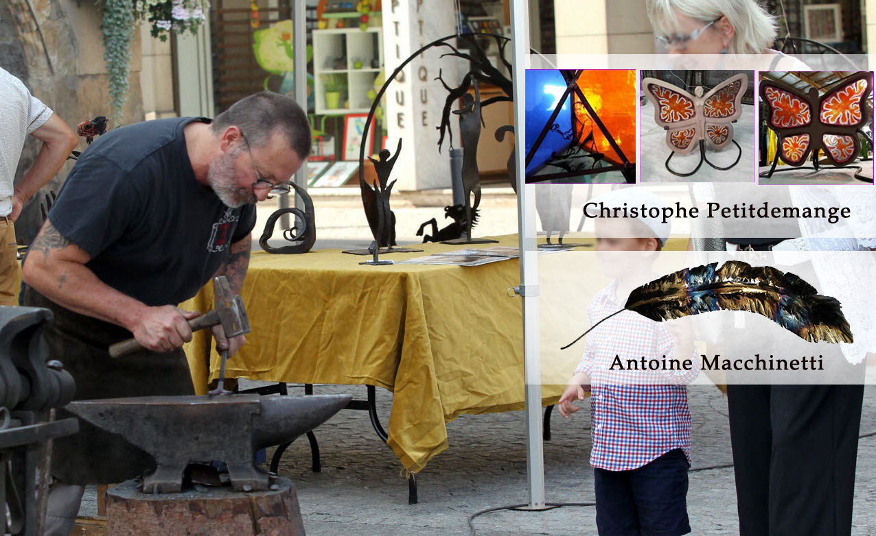 Petits-et-grands-ont-decouvert-avec-interet-le-travail-et-le-talent-de-christophe-petitdemange-le-ferronnier-d-art-festivalquartierlibre2025