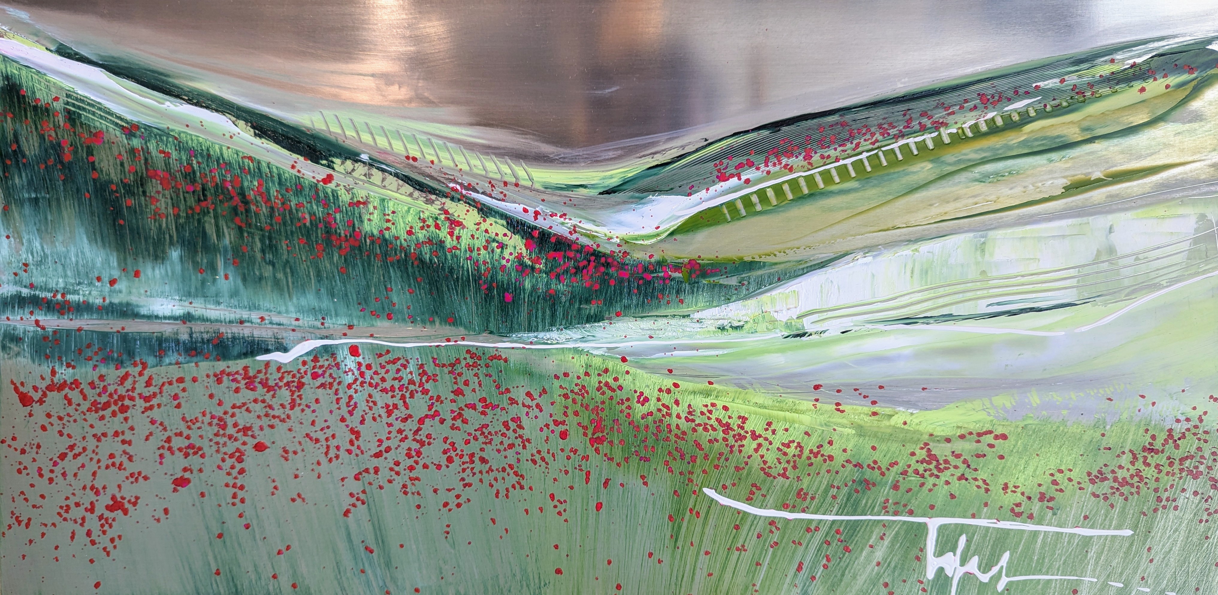 Les coquelicots 2025 metal 25x50