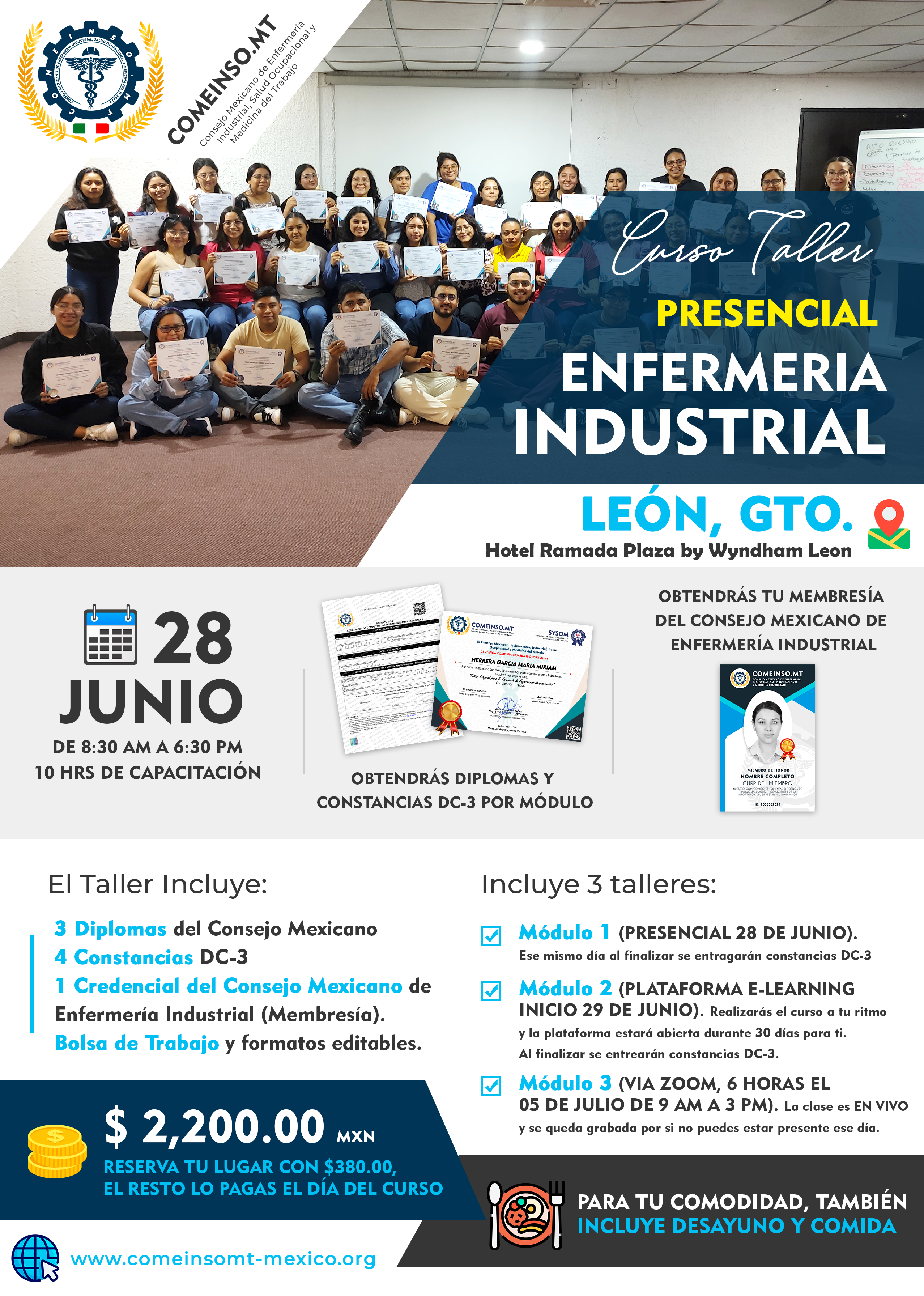 Informes curso enfermeria industrial leon 28 junio 2025