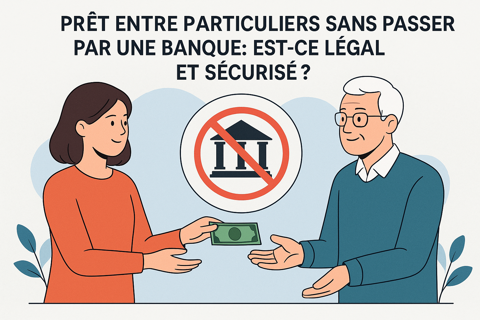 Prêt entre particuliers sans passer par une banque : est-ce légal et sécurisé ?
