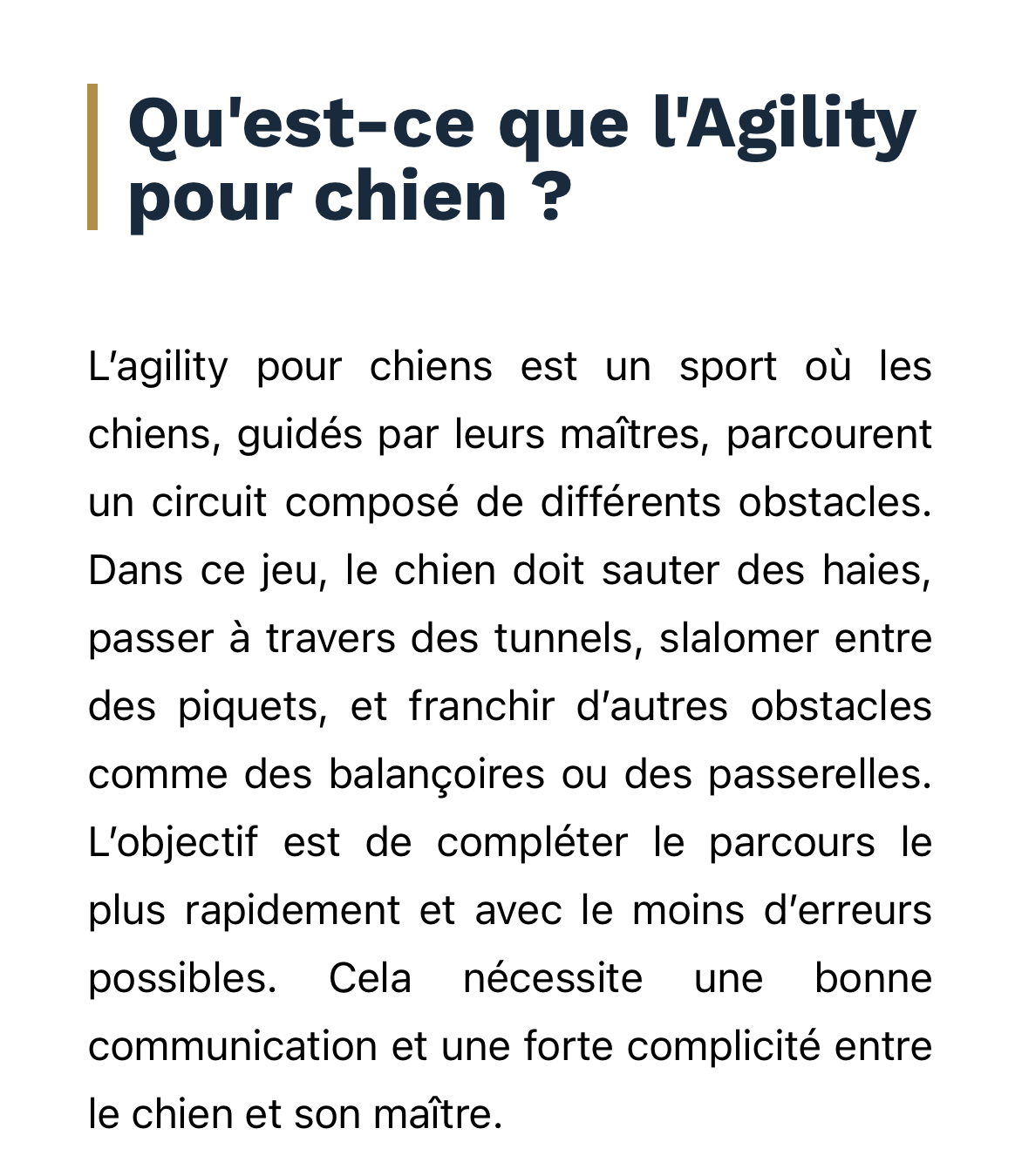 Agility