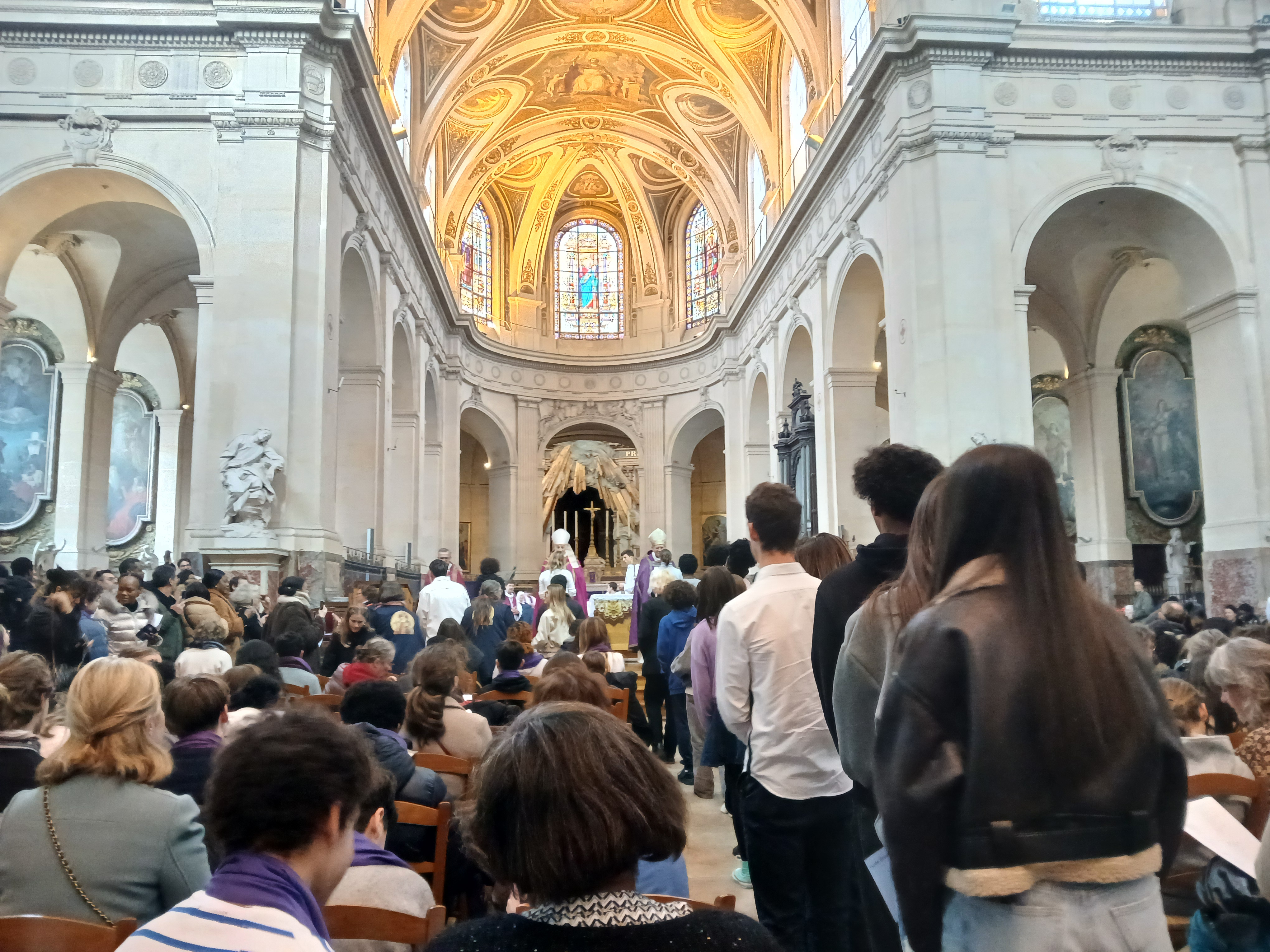 Appel décisif diocésain des catéchumènes du pôle Jeunes de Notre-Dame des Champs - mars 2025