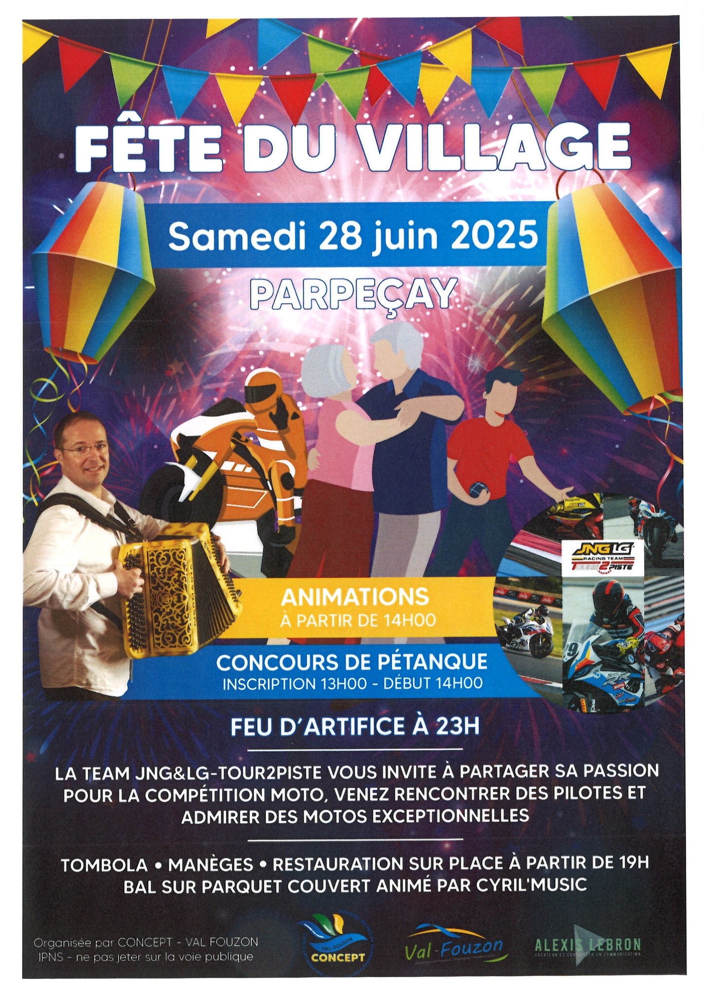 FÊTE DU VILLAGE - SAMEDI 28 JUIN