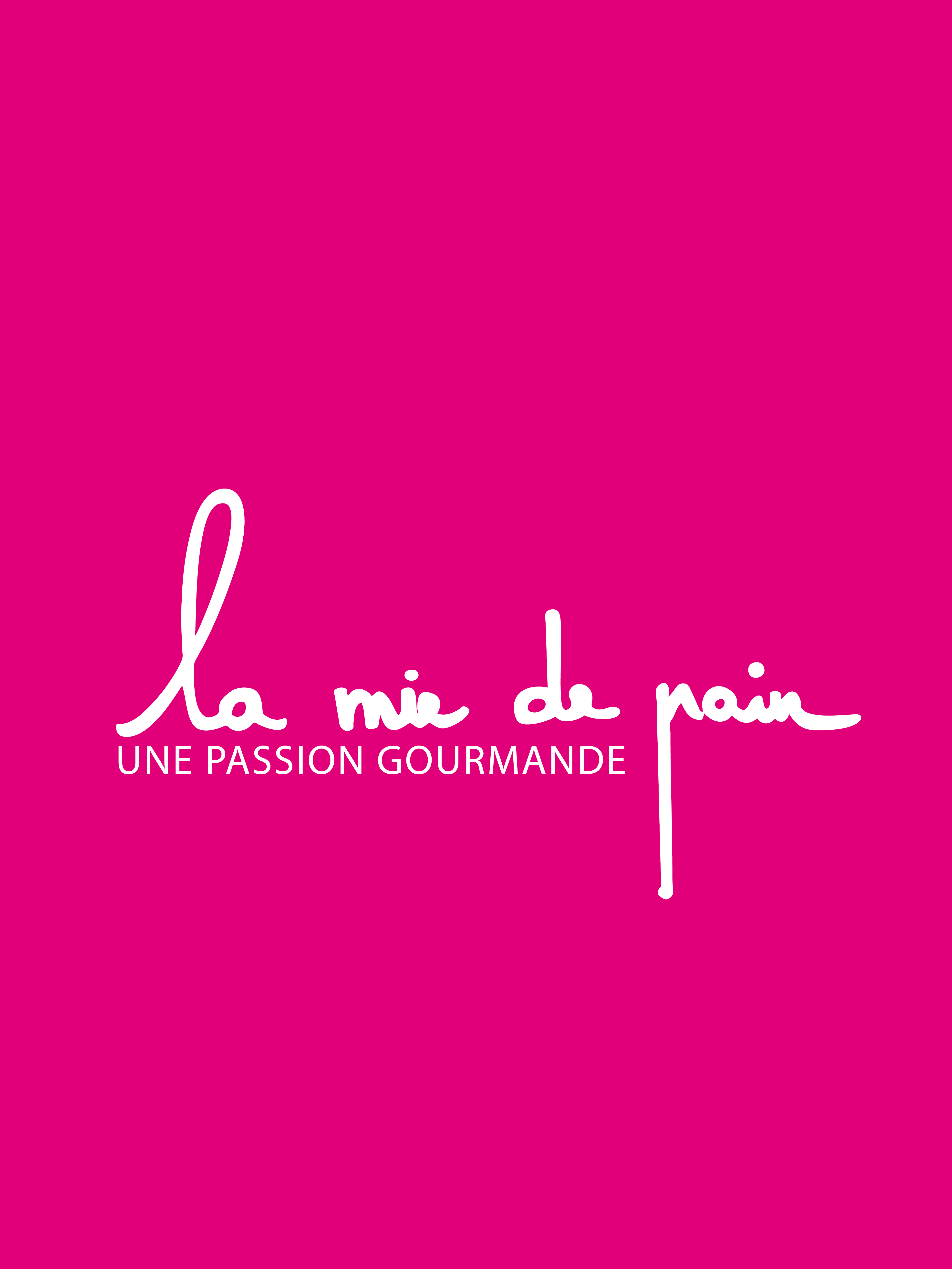 Logo lamiedepain fondfushia