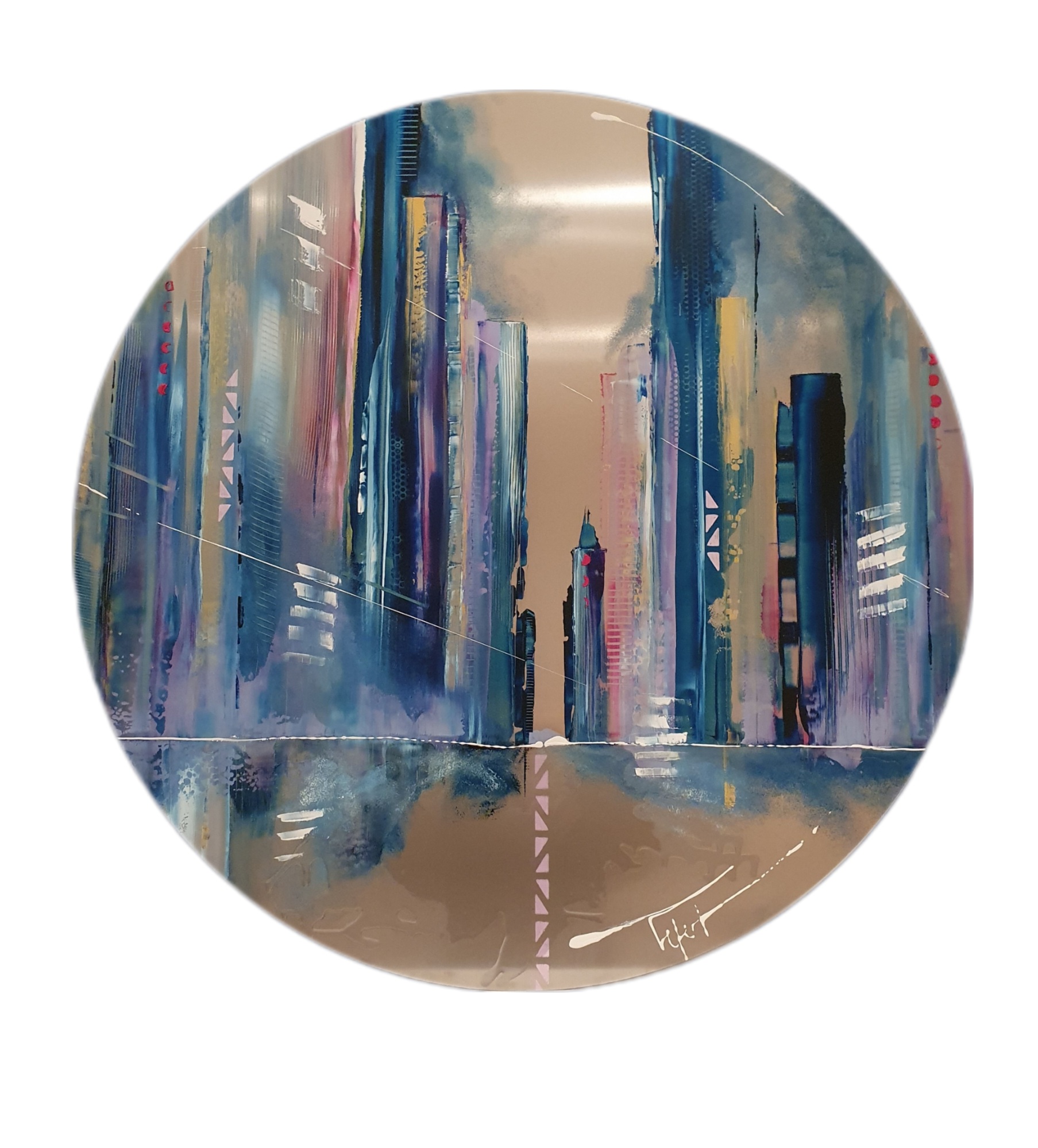 Big city 2023 metal resine 90cm