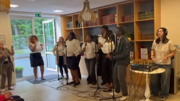 retour de la presta à la maison de retraite Saint michel/Orge 91