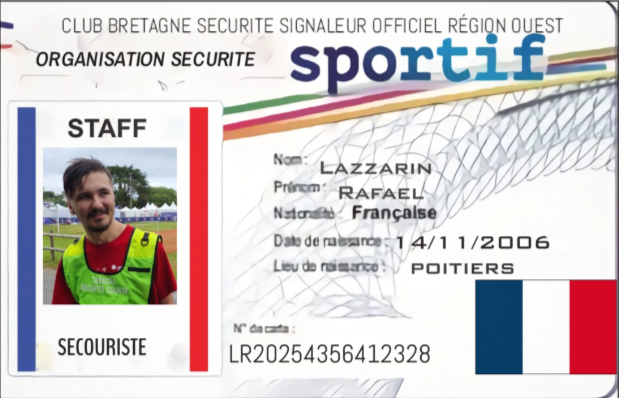 Carte de membre lazzarin rafael