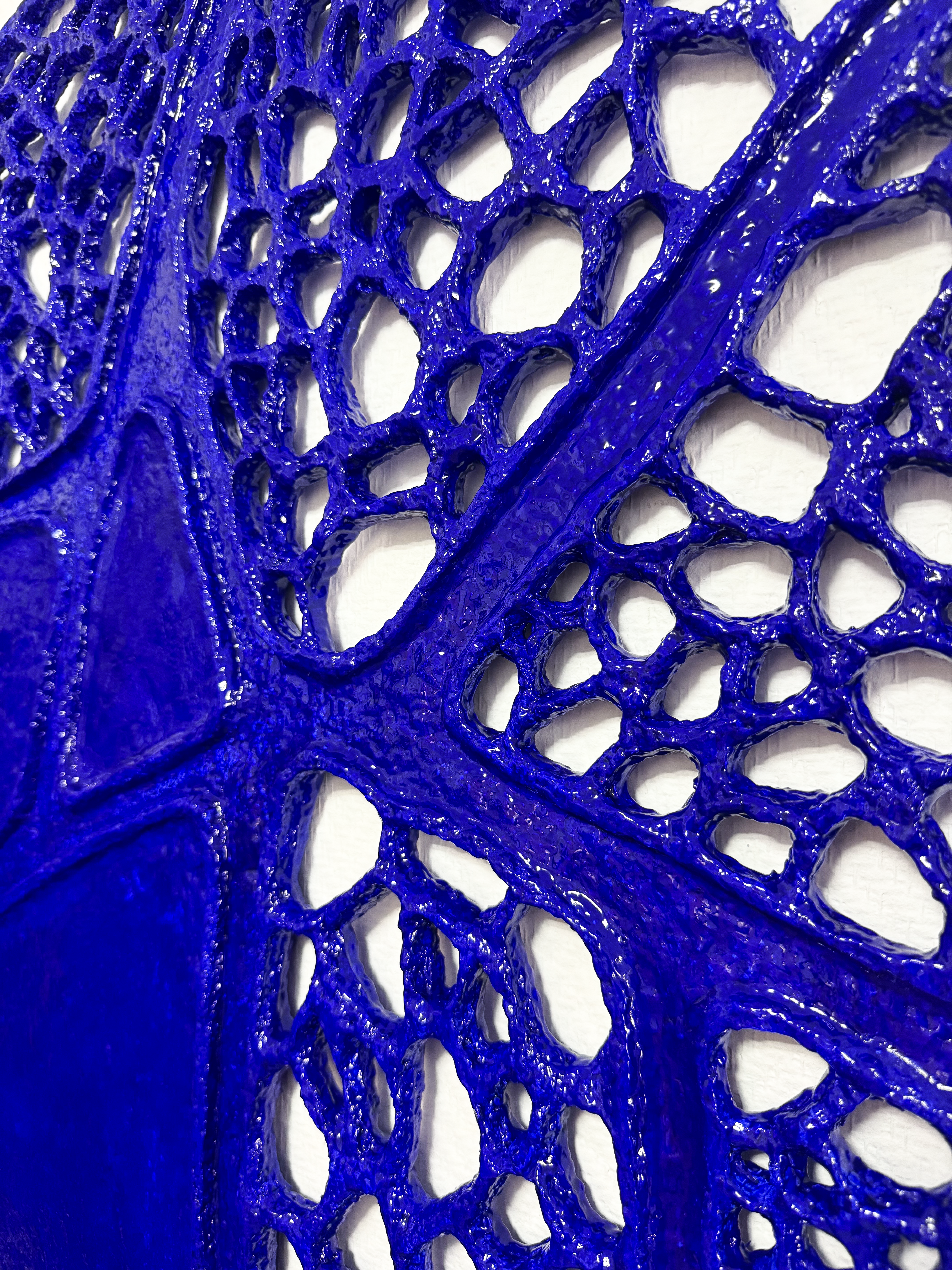 Oeuvre bleu de miel 17