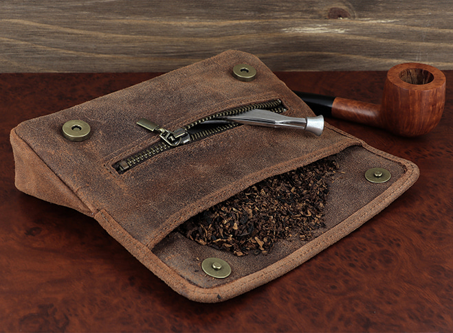 Blague tabac rangement pipe