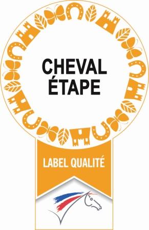 Label cheval etape
