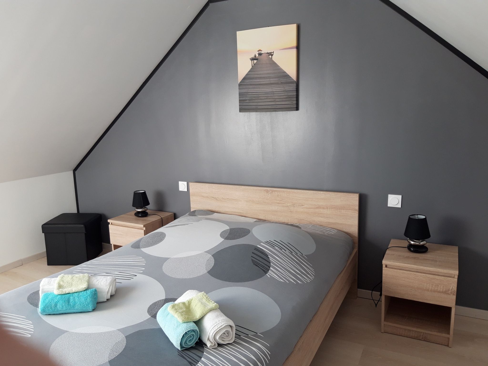 Lit chambre 140