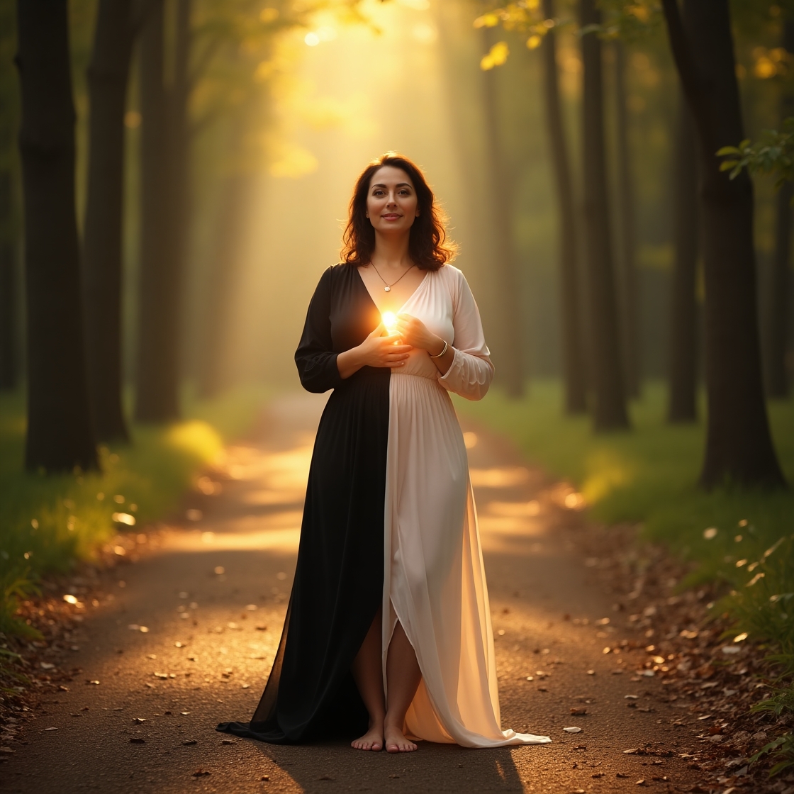Flux Dev A vertical realistic and emotional portrait of a brun 0-1-