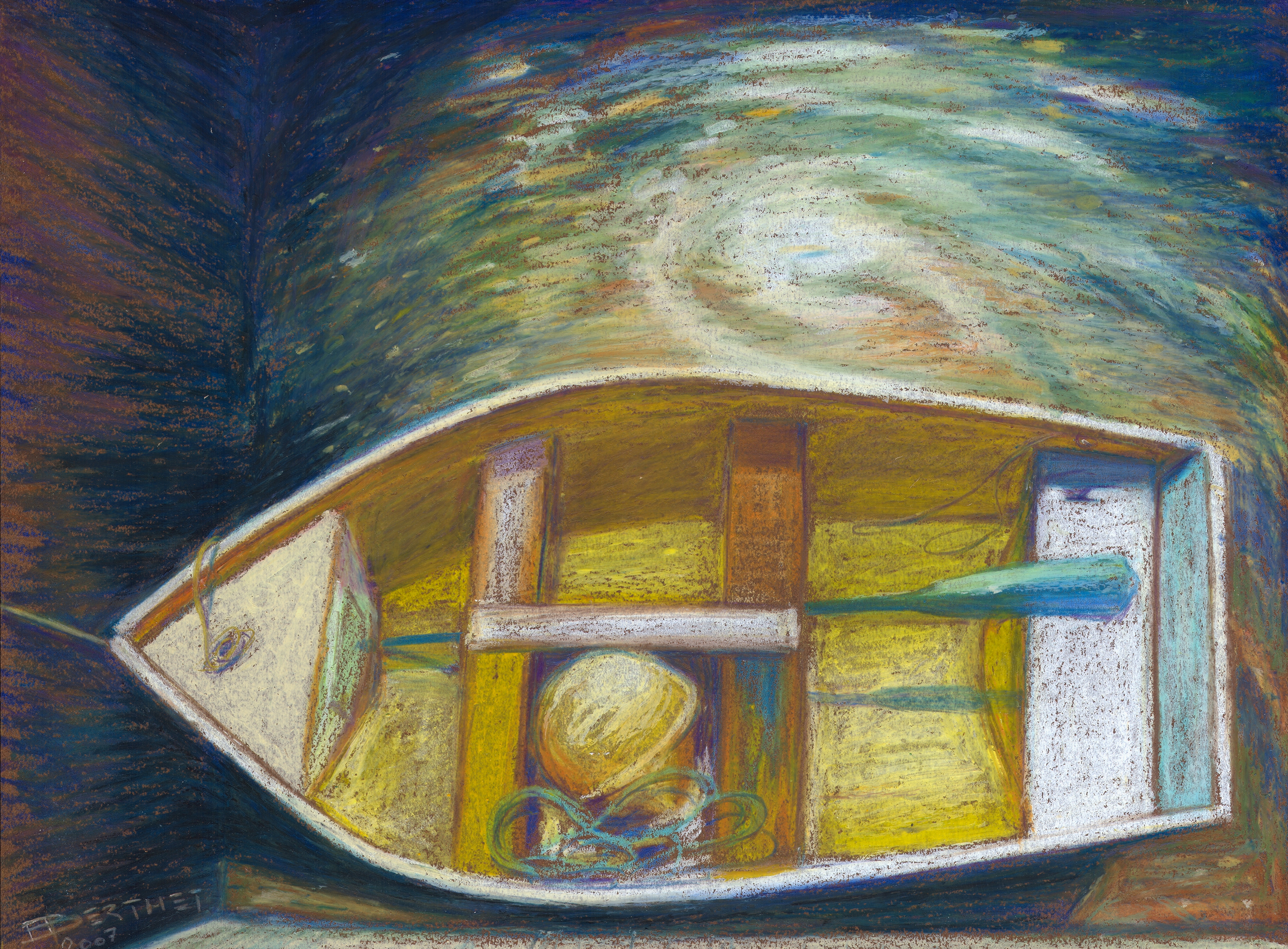 Illustation barque belle ile