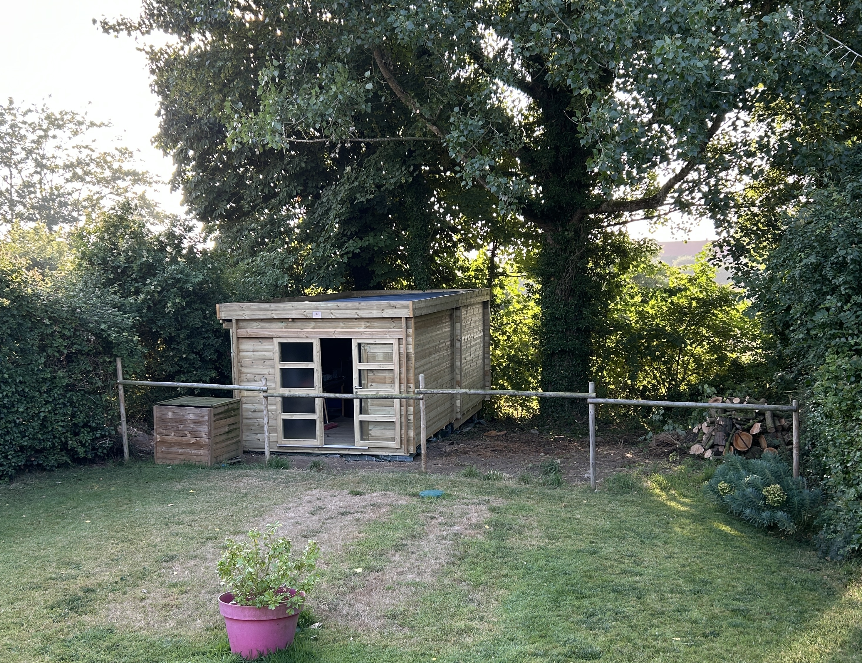 Du changement au fond du jardin