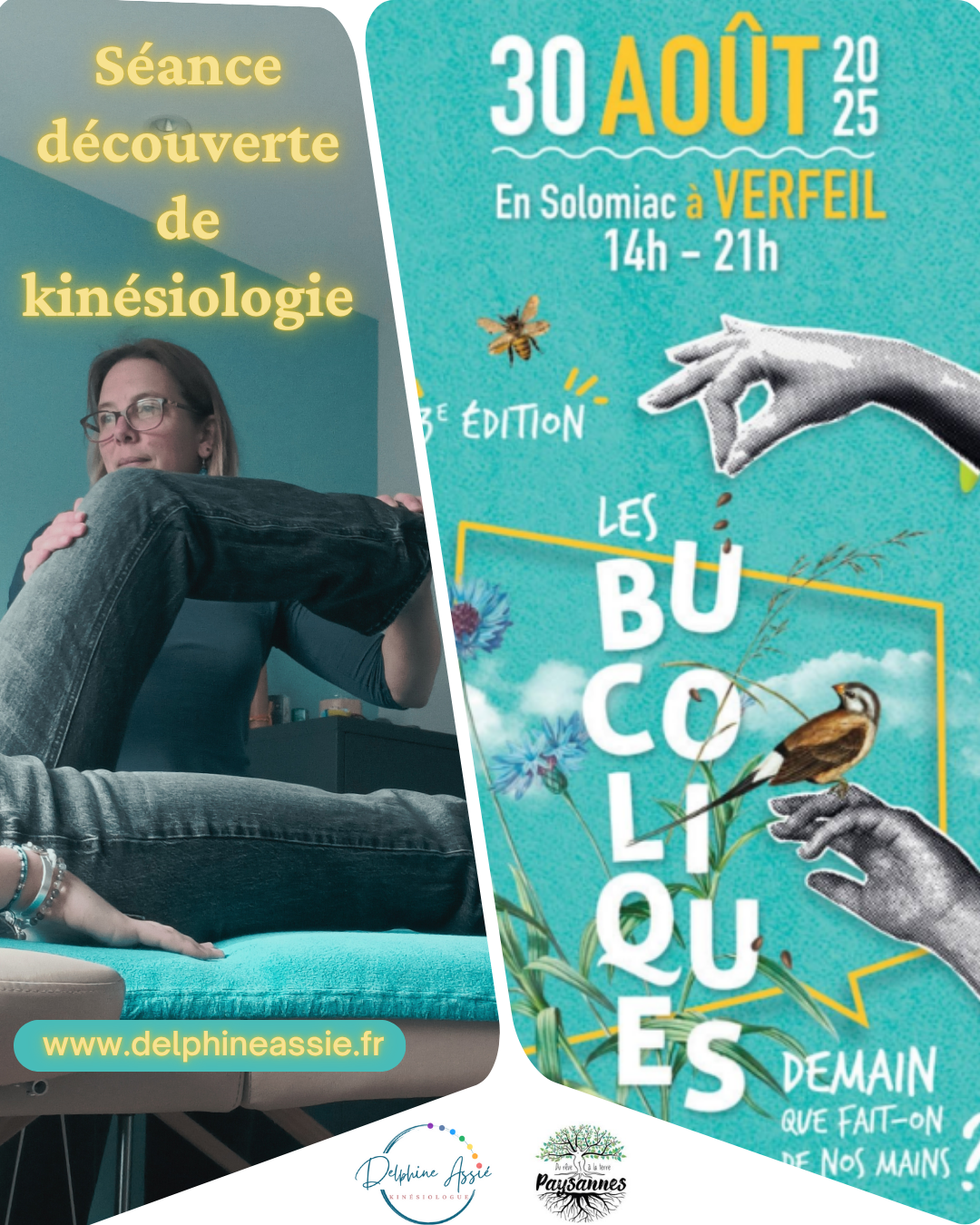 Découvrir la kinésiologie lors de l'évènement Les Bucoliques