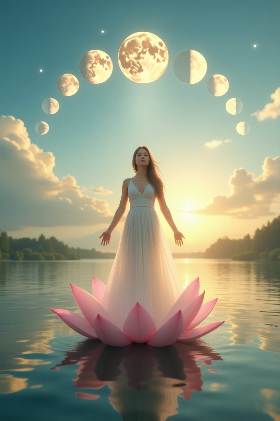 Flux Dev A hyperrealistic image of a sacred feminine figure ri 0