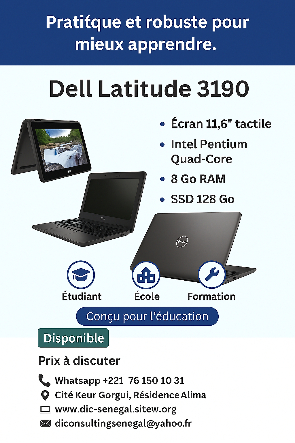 Dell latitude 3190 l