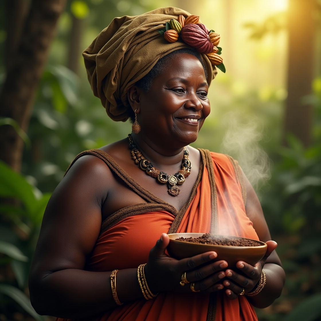 Flux Dev A hyperrealistic sacred and deeply spiritual portrait 0