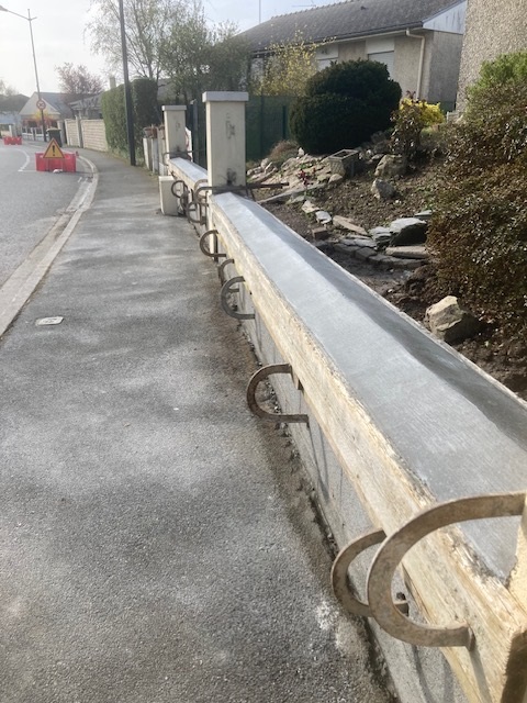 Avo renovation angers maconnerie renovation de muret de cloture a ecouflant 2