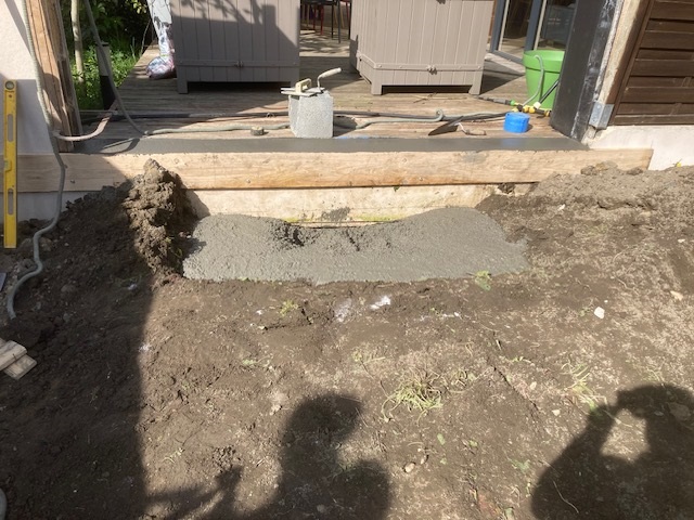 Avo renovation maconnerie demolition dependance creation mur escalier cloture et portail angers 9