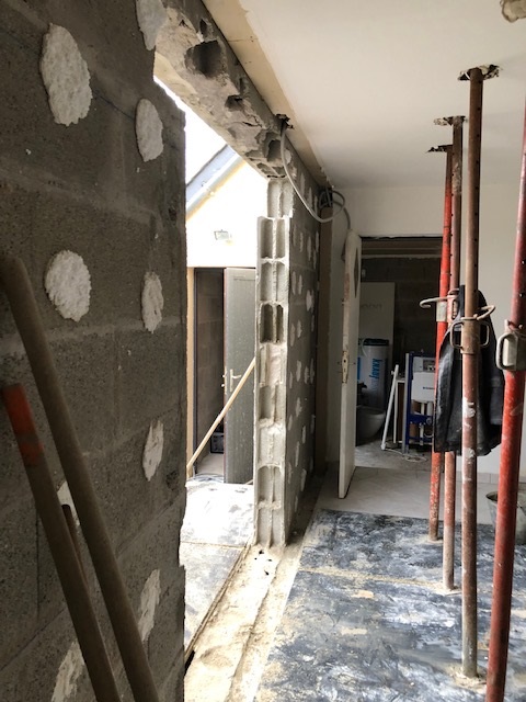 Avo renovation angers creation d une ouverture en maconnerie menuiserie 2