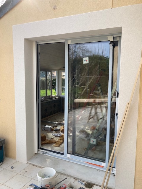 Avo renovation angers realisation menuiserie et maconnerie d une veranda au plessis mace 2024 13