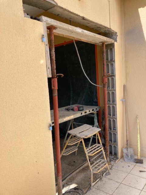 Avo renovation angers realisation menuiserie et maconnerie d une veranda au plessis mace 2024 8