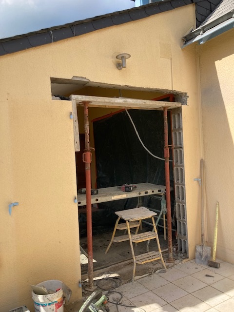 Avo renovation angers realisation menuiserie et maconnerie d une veranda au plessis mace 2024 7