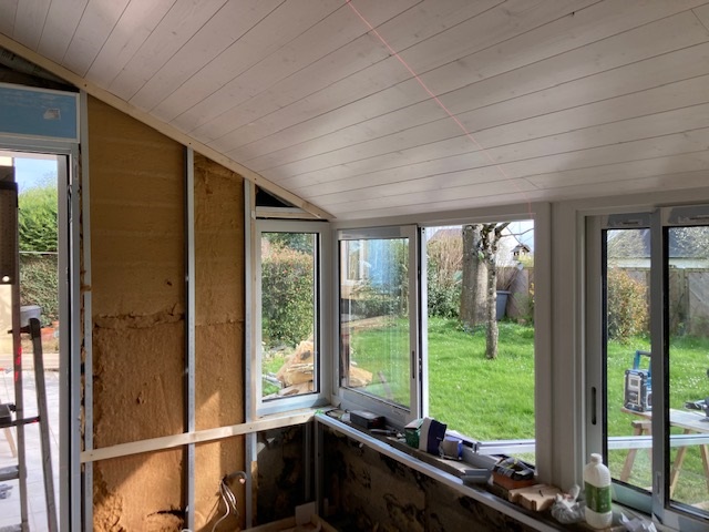 Avo renovation angers realisation menuiserie et maconnerie d une veranda au plessis mace 2024 5
